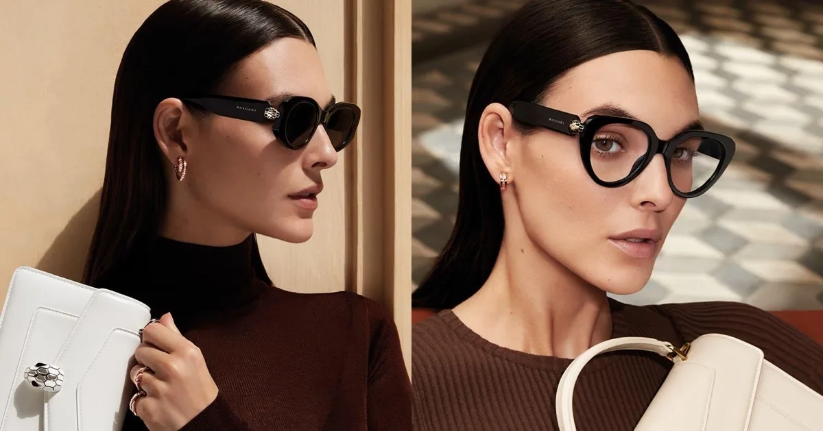 Campaña de gafas Bvlgari