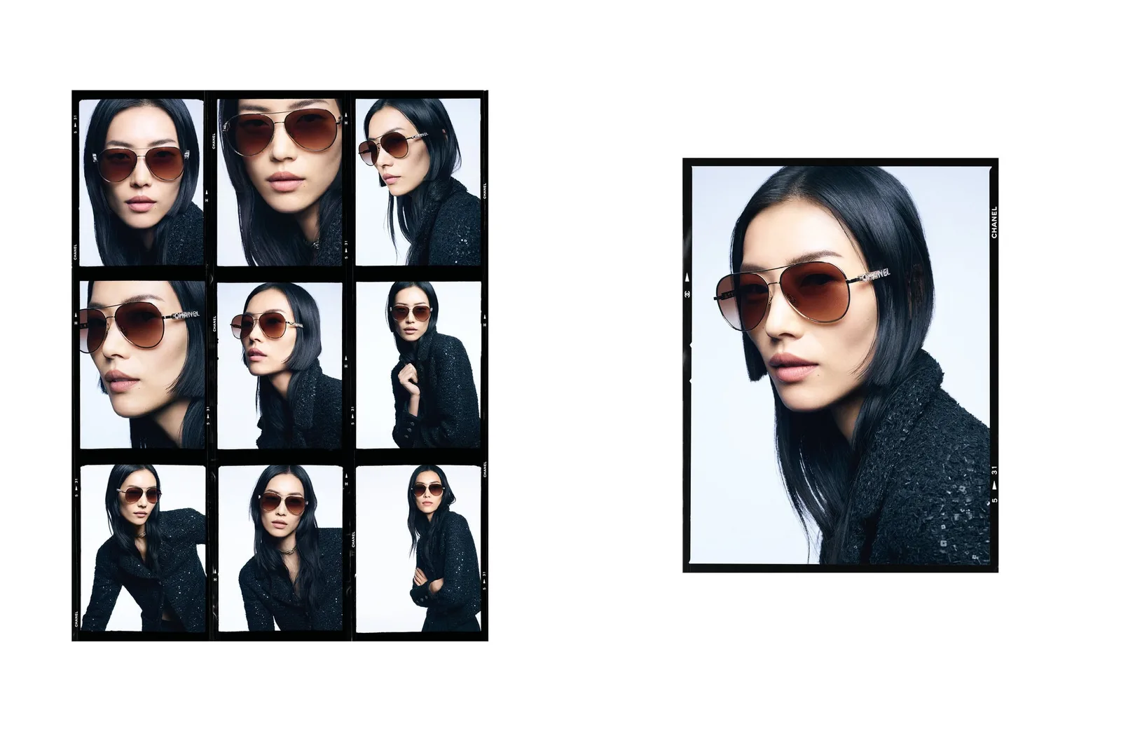 Campaña de gafas Chanel