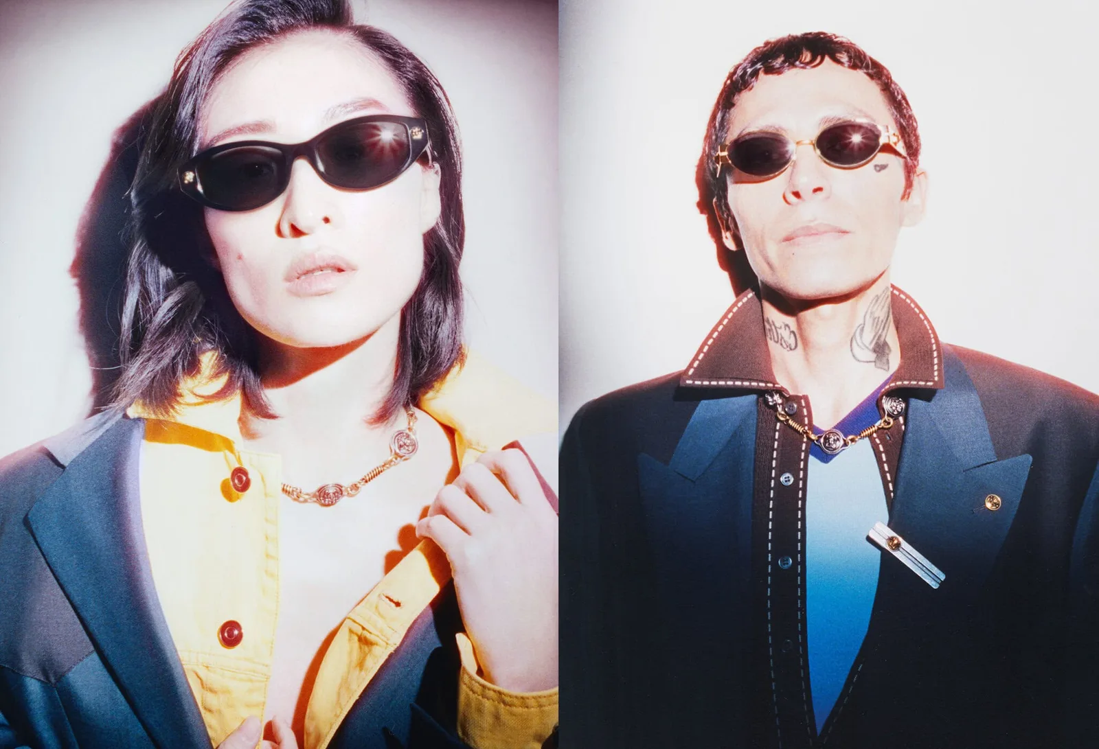 Campaña de gafas Versace