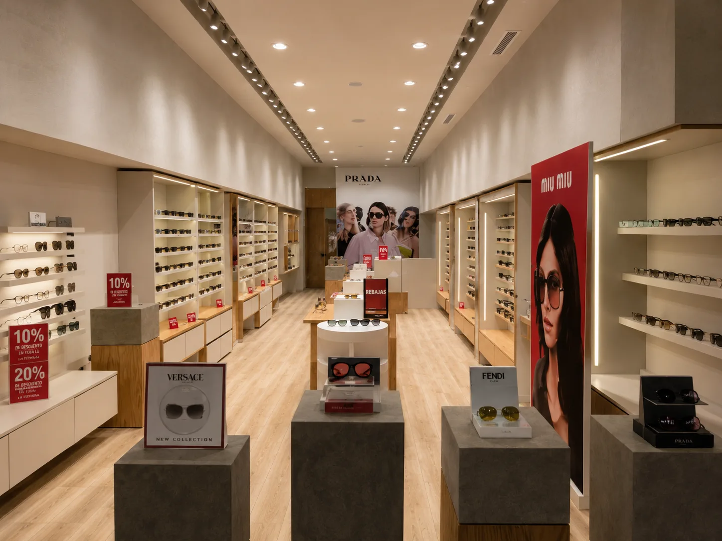 Interior de la tienda Zolar en Plaza Vía Viva, Guadalajara